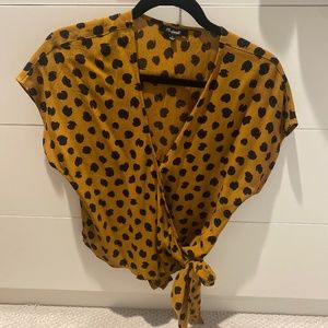 Madewell dot blouse
